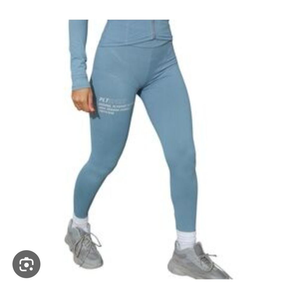 PrettyLittleThings Light Blue Leggings 0 NWT